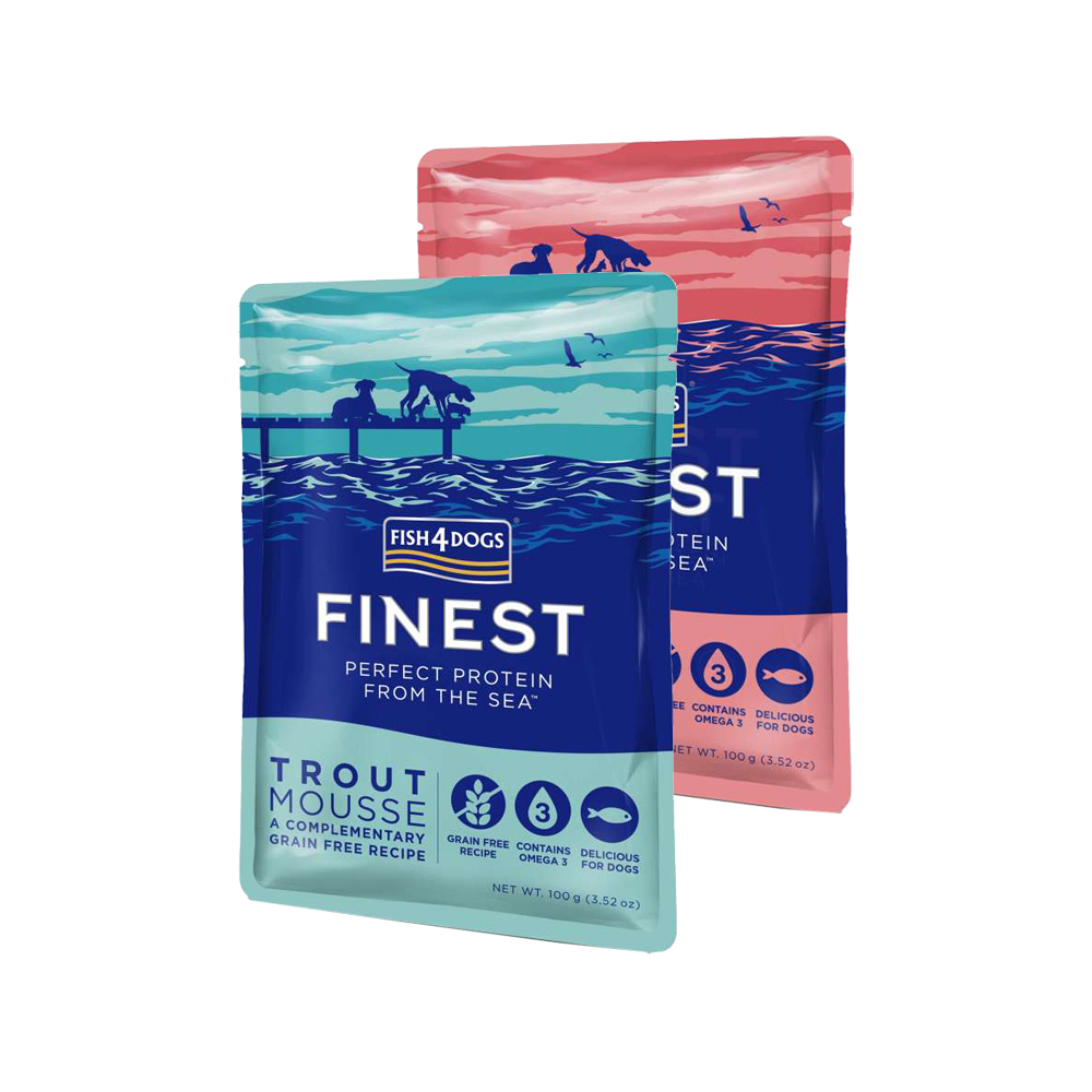 Fish4Dogs Finest Mousse - Salmon - 6 x 100 g