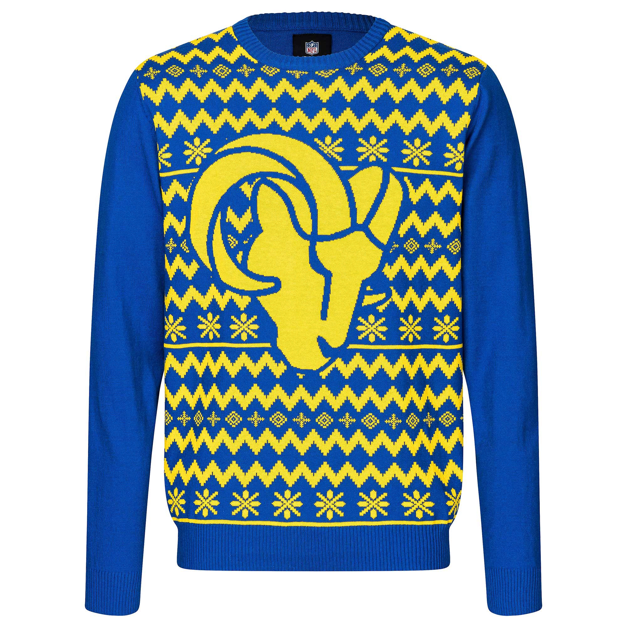 Los Angeles Rams NFL Big Logo Ugly Christmas Sweater