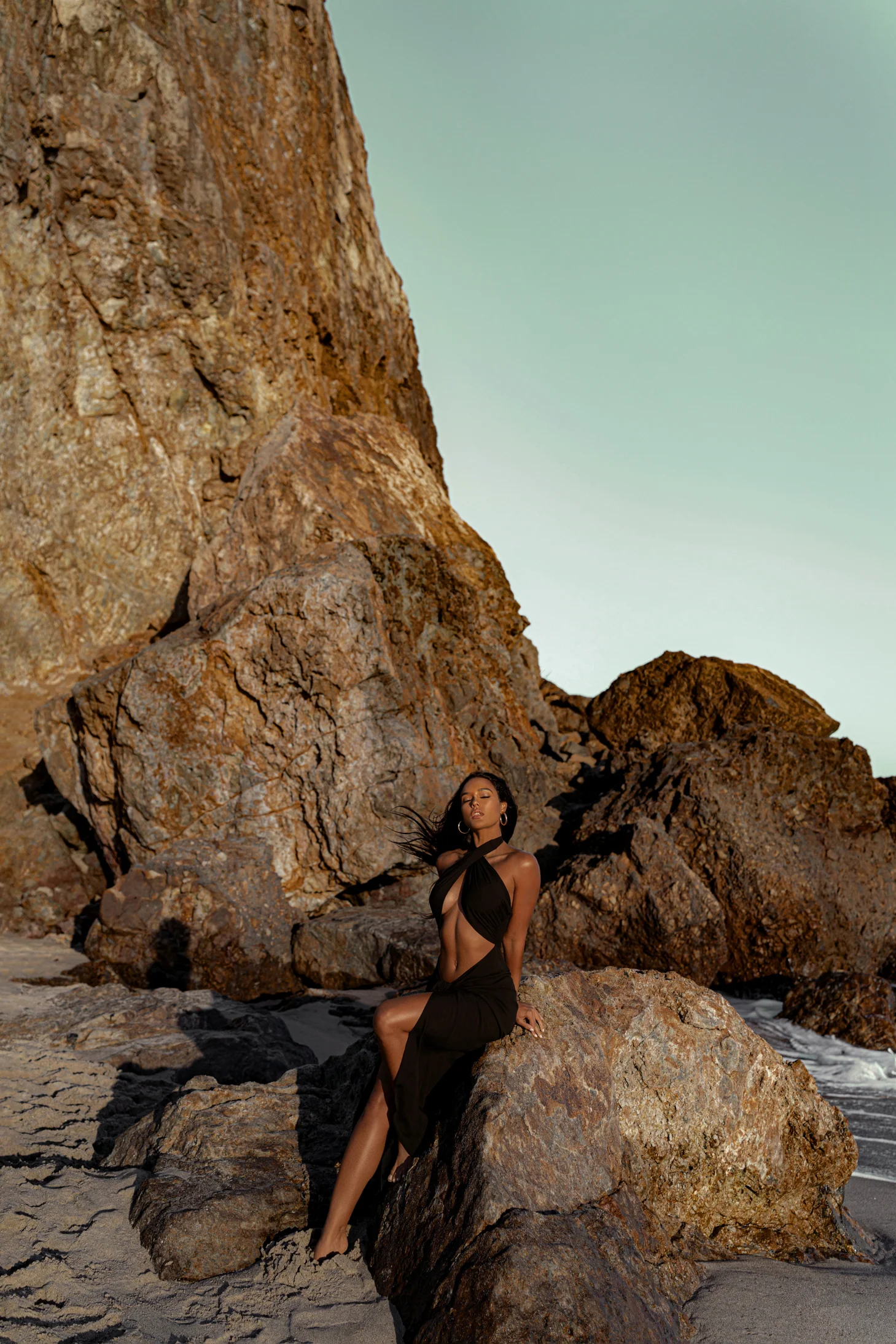 Black Sahara Dress