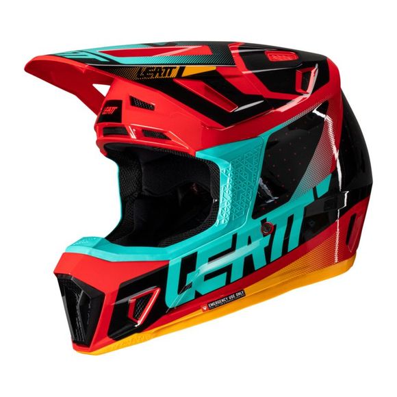 Casque cross Leatt 7.5 avec masque 4.5 2025 - Noir / RougeRef : LB0857