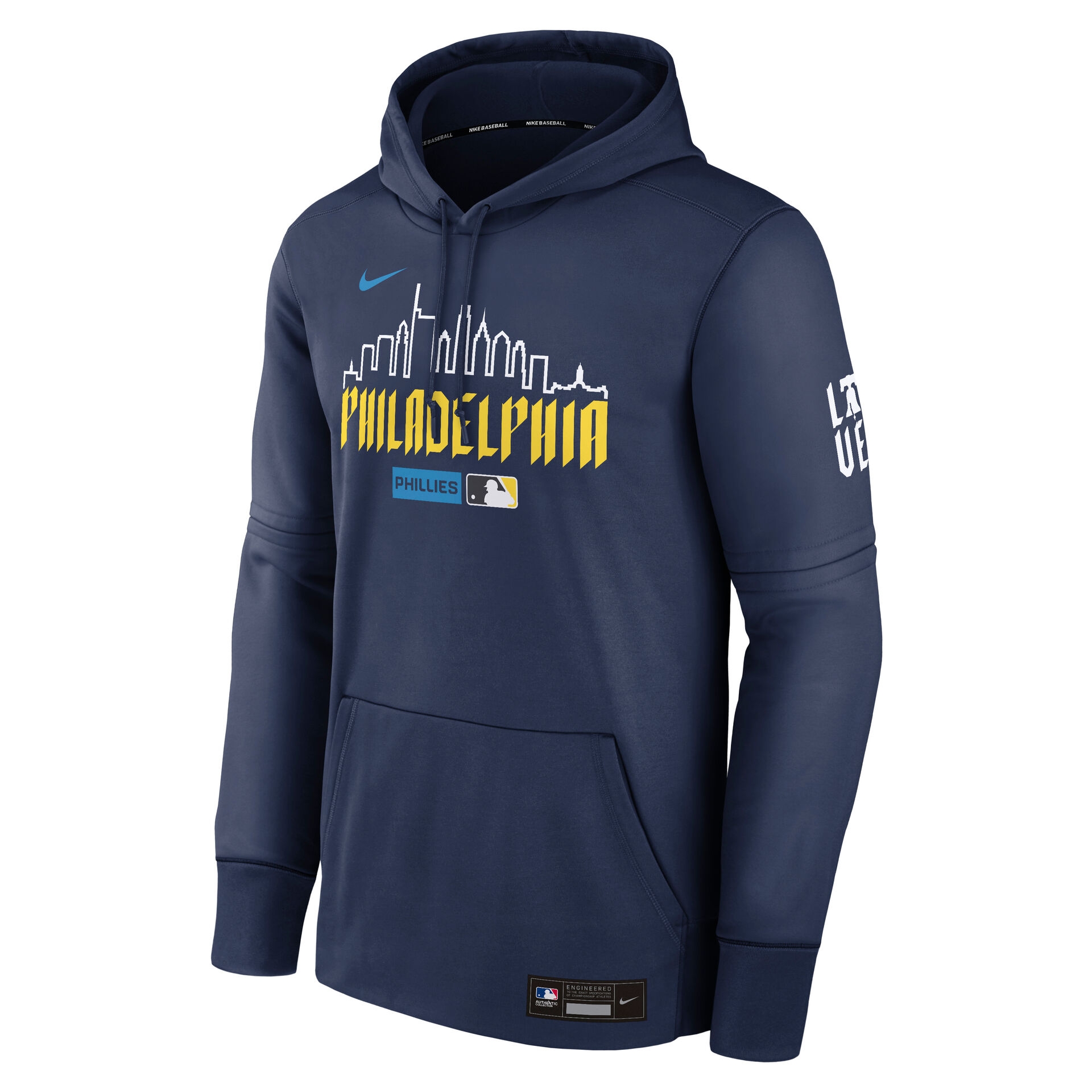 Philadelphia Phillies City Connect 2026 MLB Authentic Therma Hoodie Navy