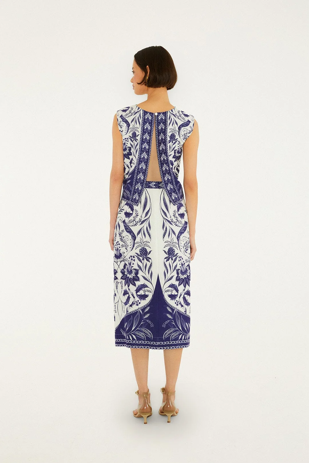 Off-White Nina Wrap Midi Skirt