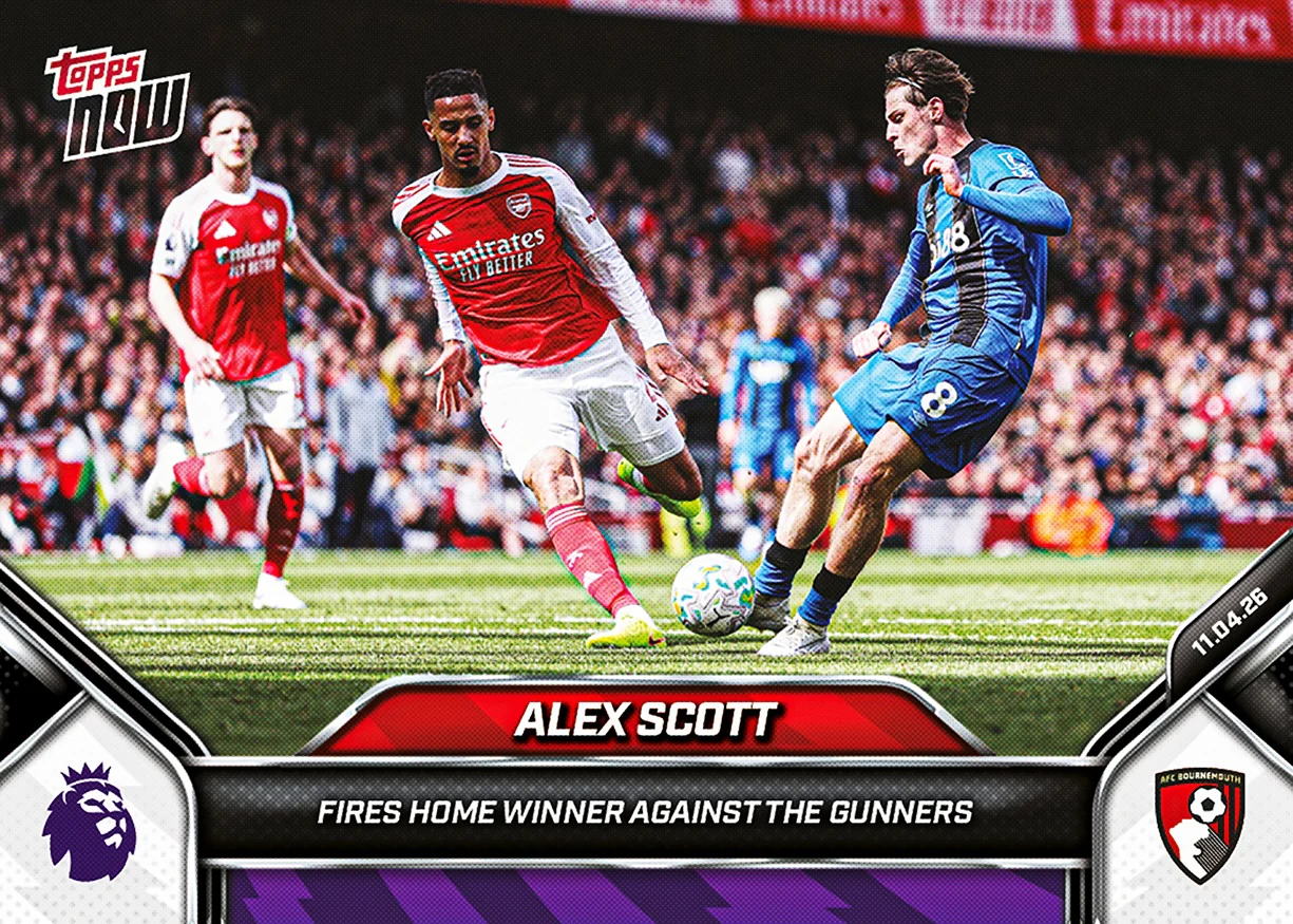 Alex Scott - 2025-26 Premier League Topps NOW® - Card 168 - PR: 364