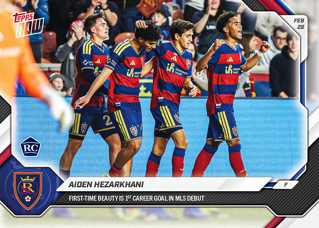 Aiden Hezarkhani - 2026 MLS Topps NOW® - Card 5 - PR: 361