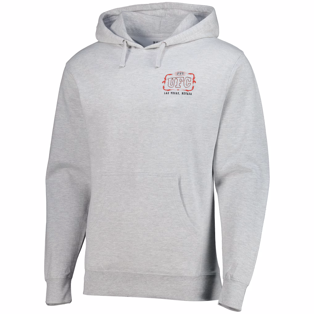 Men's UFC Gray Live Fights Pullover Hoodie