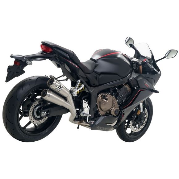 Ligne Complète Arrow Pro Race Twin Titane - Collecteur Titane - GrisRef : AW0886 / 71902PR