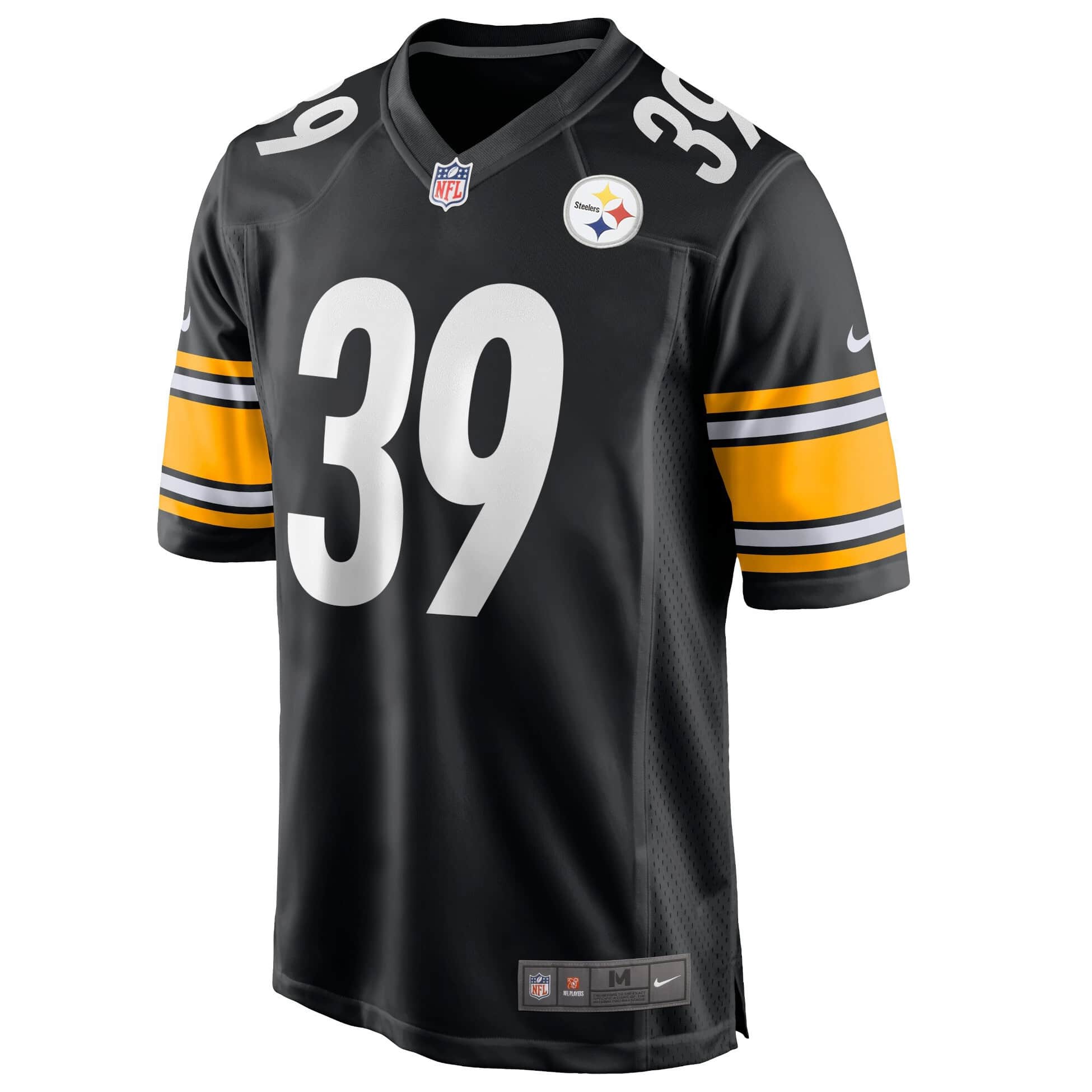 Minkah Fitzpatrick #39 Pittsburgh Steelers Nike Game NFL Football Jersey Black