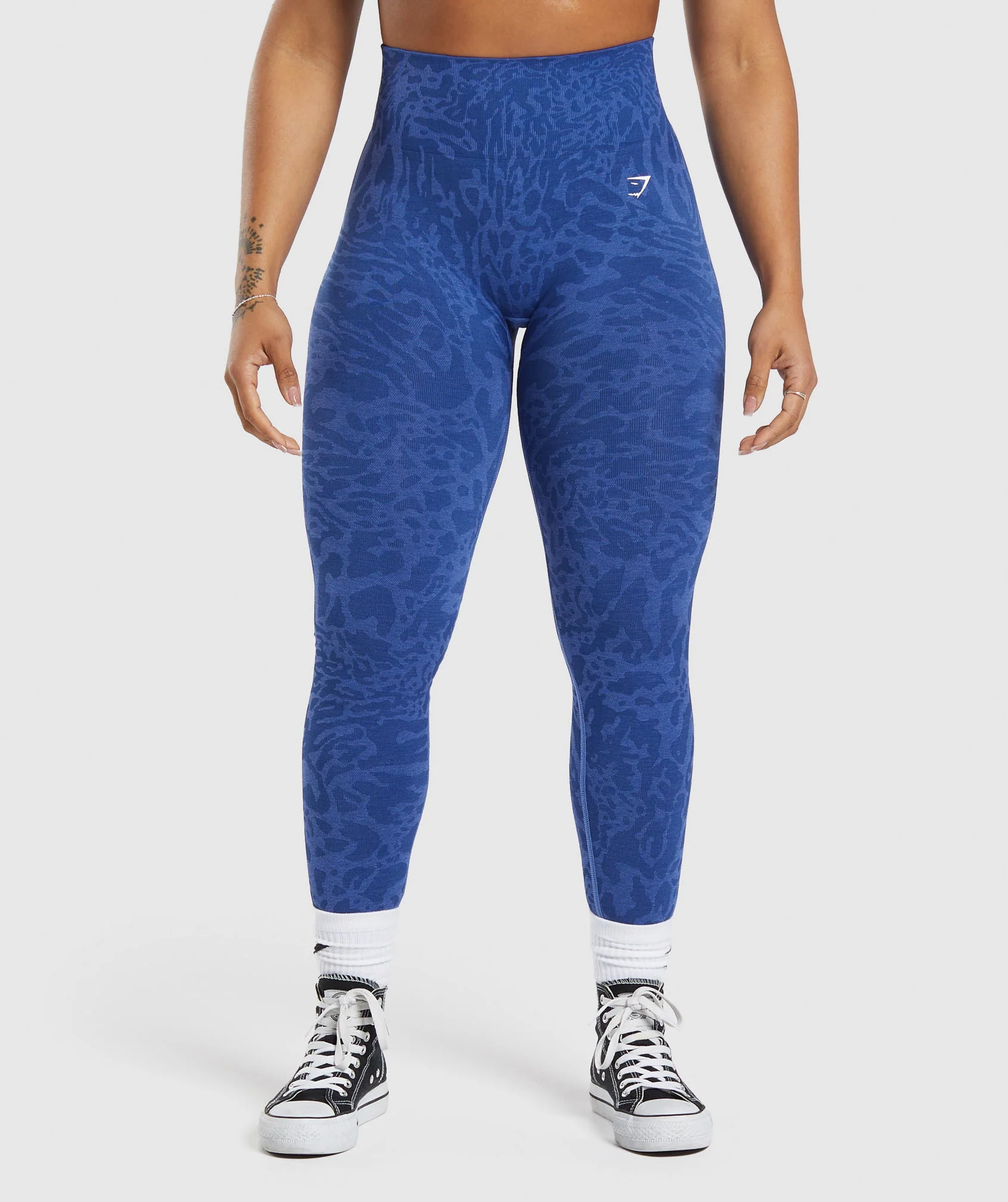 Adapt Safari Seamless Leggings Wave Blue/Iris Blue