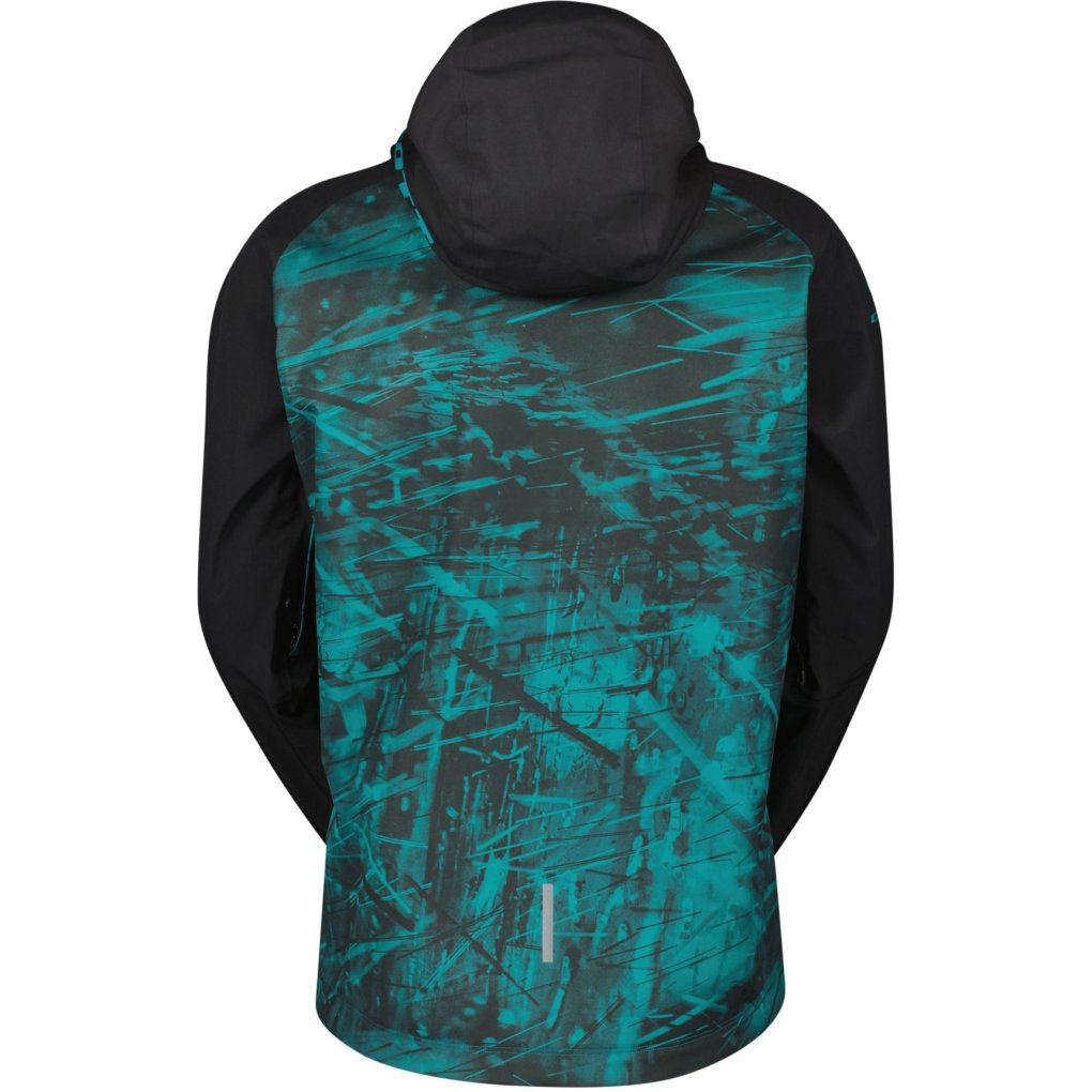 SCOTT Trail Storm WP Jacket Men - black/winter green