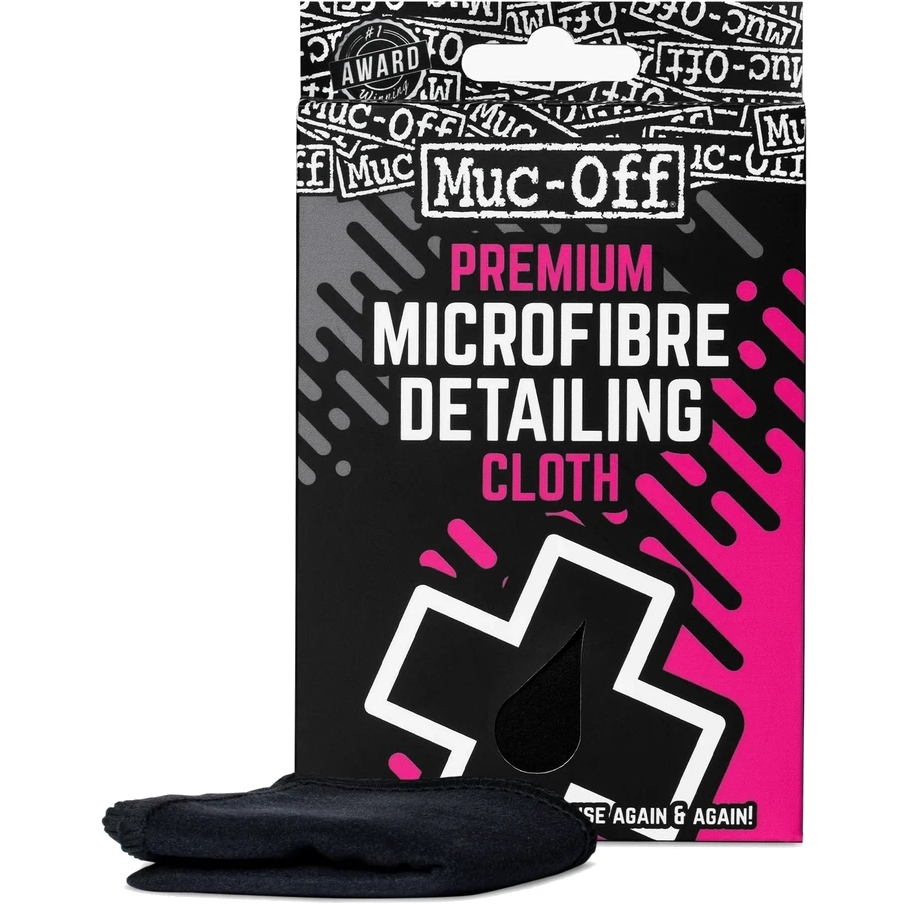Muc-Off Premium Microfibre Detailing Cloth - black