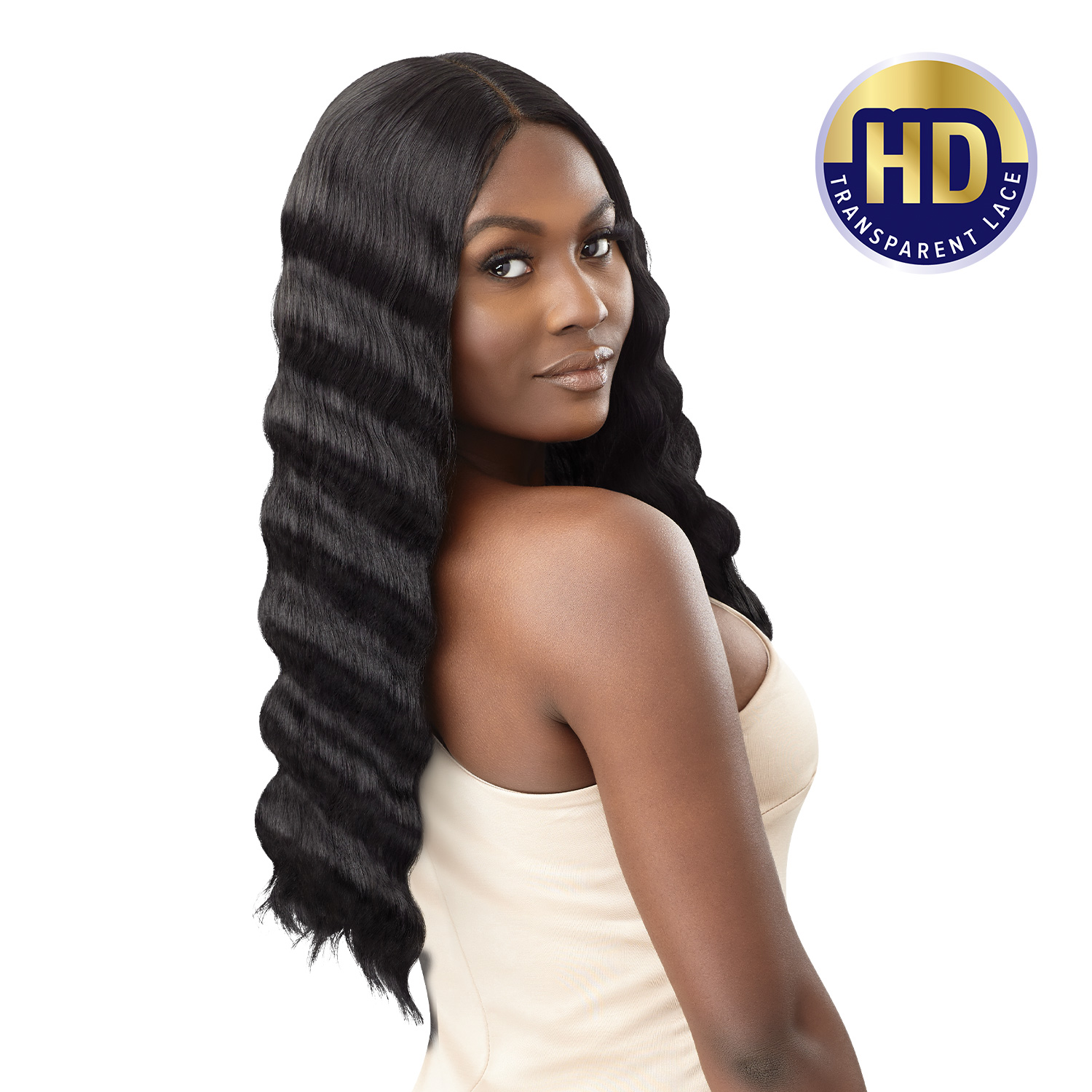 Outre HD Lace Front Wig Crimp Wave Style Sonya