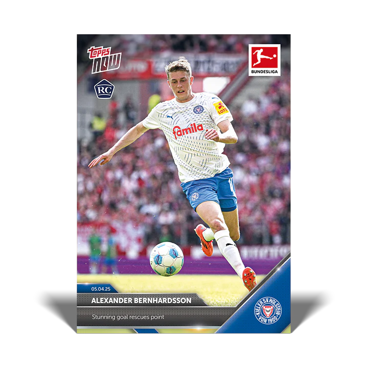 Alexander Bernhardsson - 2024-25 Bundesliga Topps NOW® Card 156