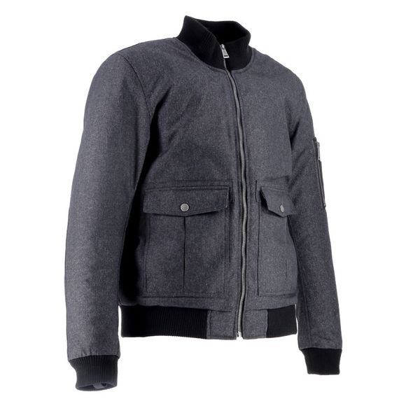 Helstons OFFICER Motorcycle Jacket - GrayRef: Hs1116-C170