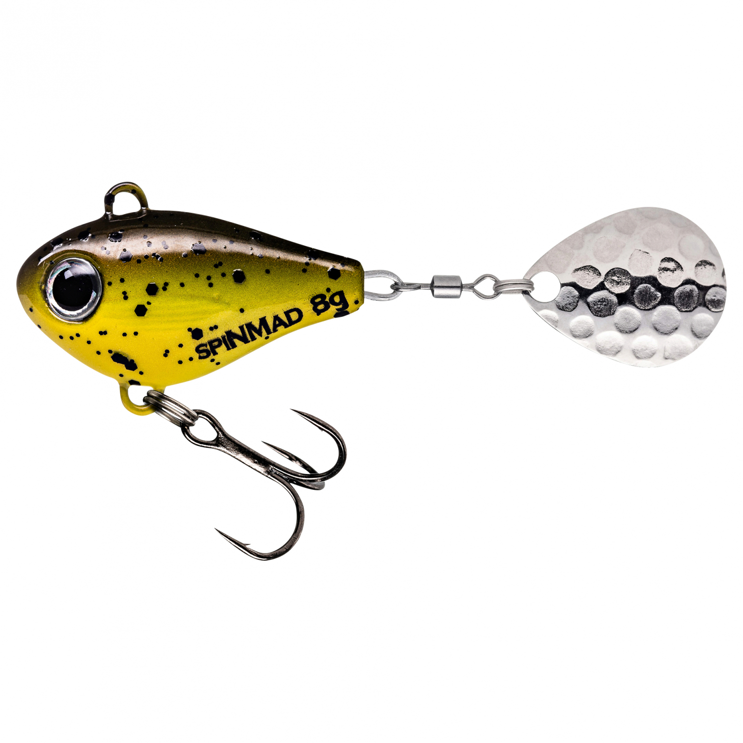 SpinMad Lead Head Spinners Jigmaster (Diesel, 8 g)