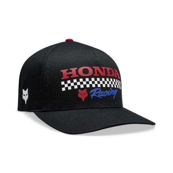 Fox HONDA FLEXFIT Cap - BlackRef : FX5254