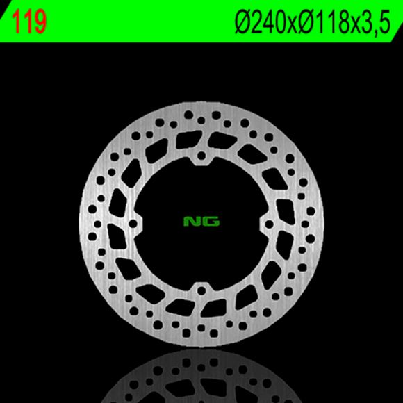 NG Round Fixed Brake DiscRef : NGD00052A / 1023904