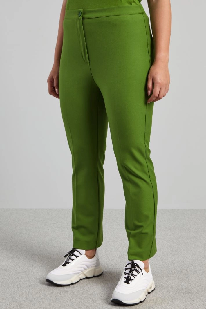 Cigarette trousers - GREEN