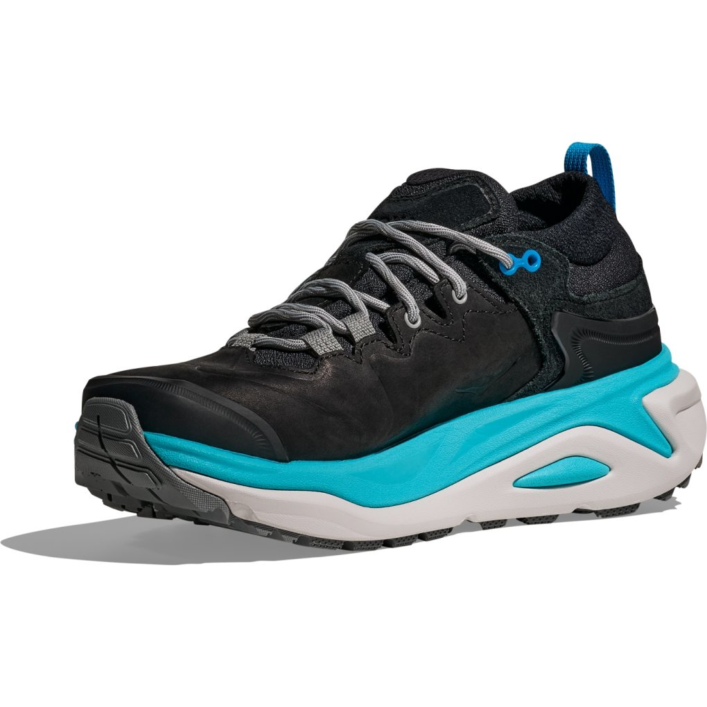 Hoka Kaha 3 Low GTX Hiking Shoes Women - black / cielo blue