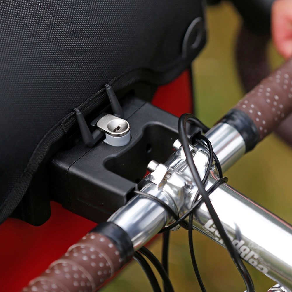 ORTLIEB Handlebar Mounting-Set with Lock - black