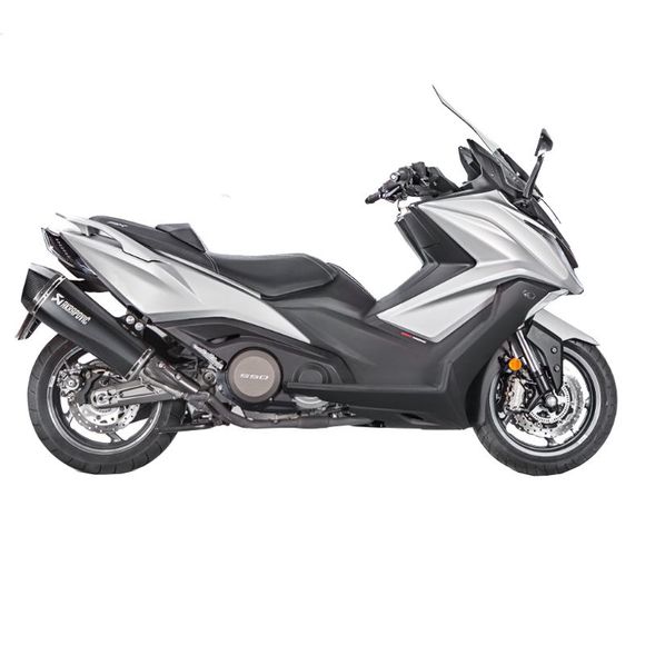 Akrapovic stainless steel silencer black carbon tipRef: s-ky5so1-hraassbl / 18113506