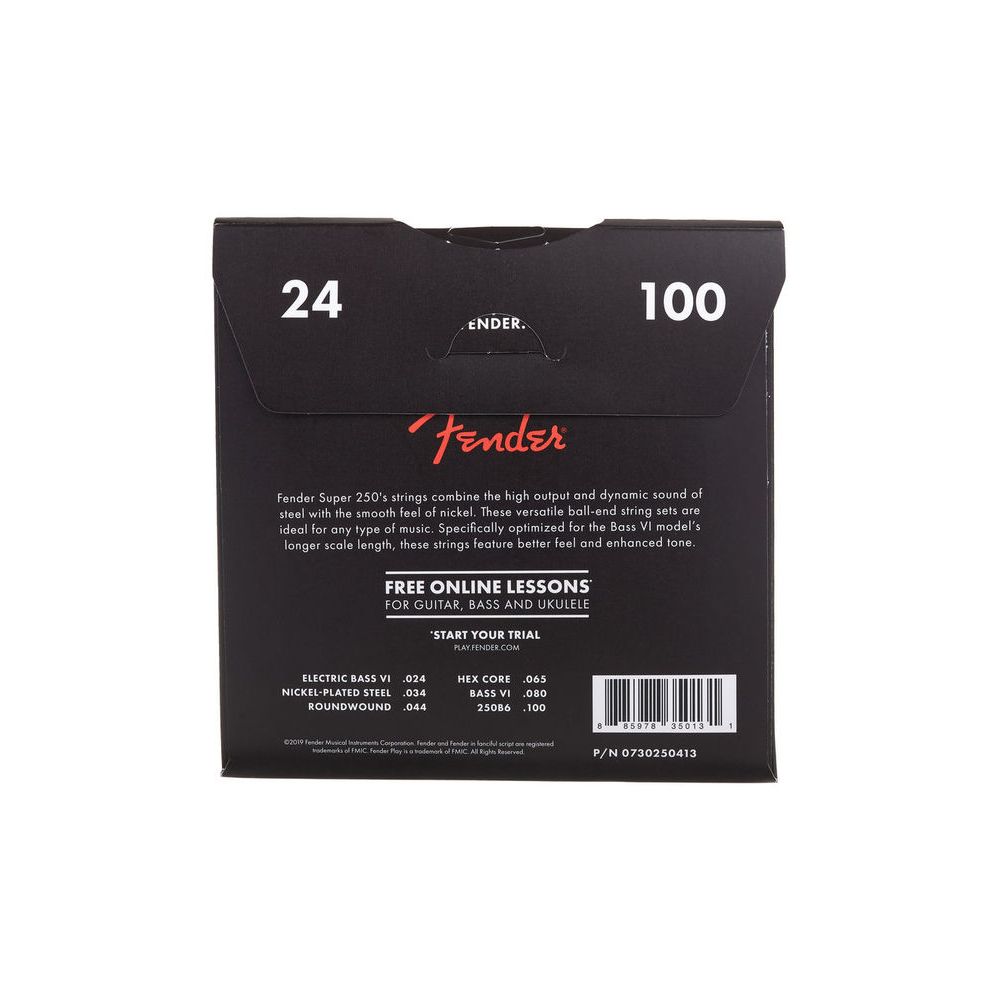 Fender Super 250 Bass VI Nickel – Thomann Ireland