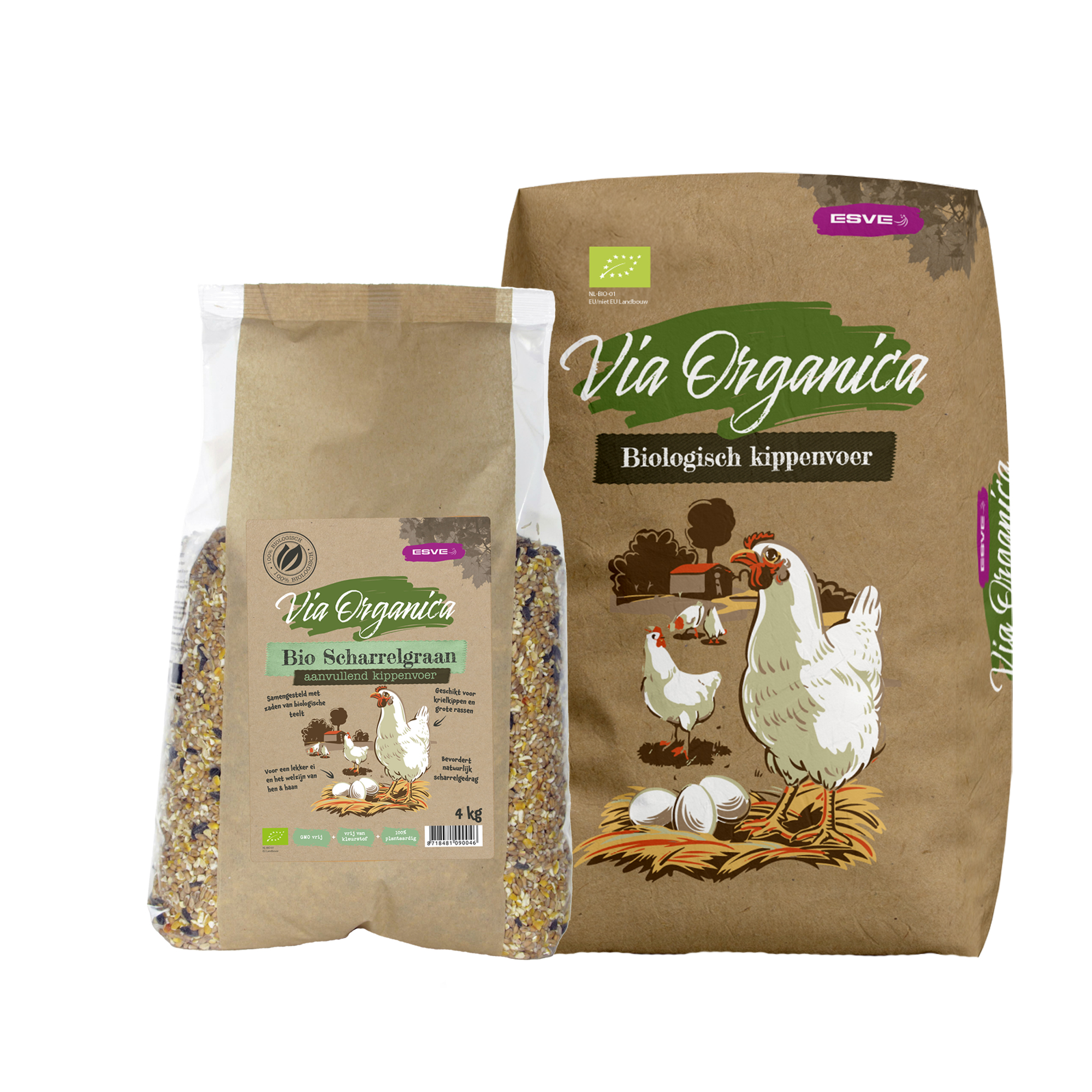 Via Organica Bio Free-range Grain - Poultry - 4 kg