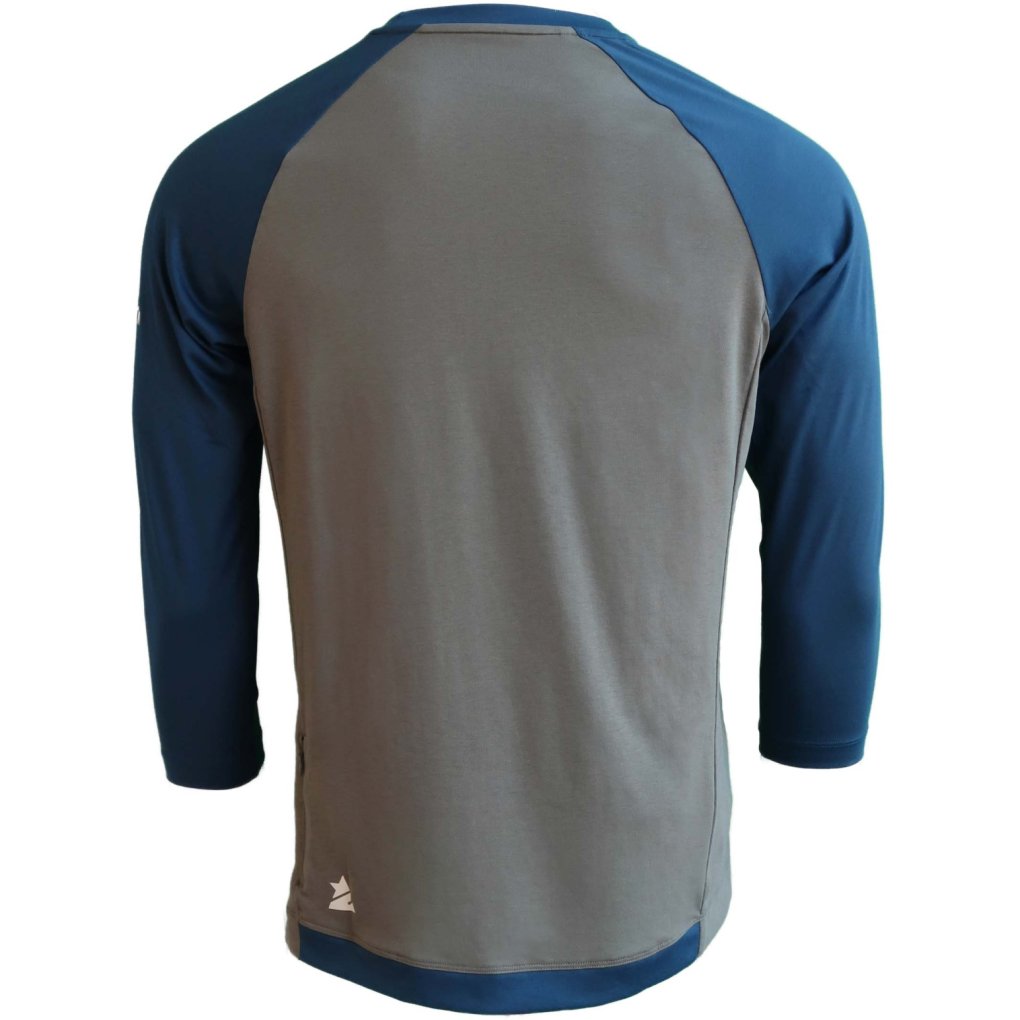 Zimtstern PureFlowz 3/4-Sleeve MTB-Shirt Men - Dusty Olive/French Navy
