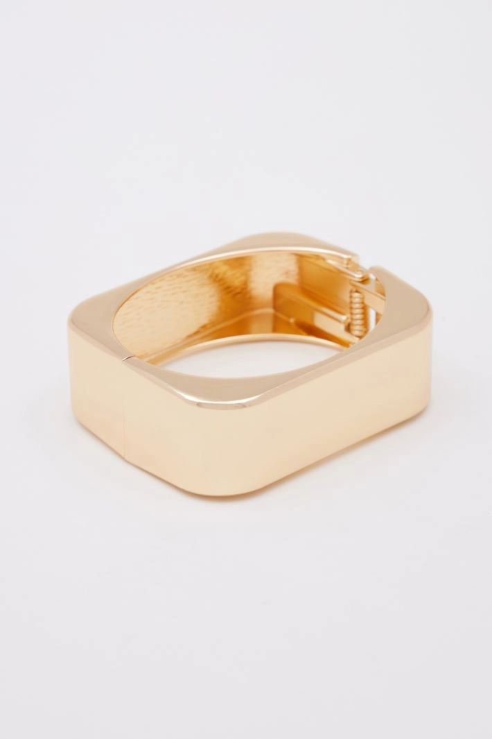 Rigid metal bracelet - GOLD