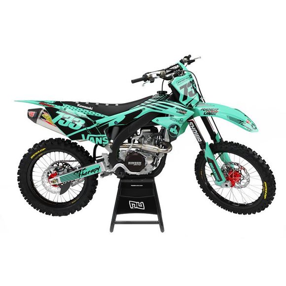Kit déco RiderUnik MX THERAPYKAWASAKI 250 KX 250 F (KX250Z) - 2013 - 2016Ref : RU0176 / KAMXT09