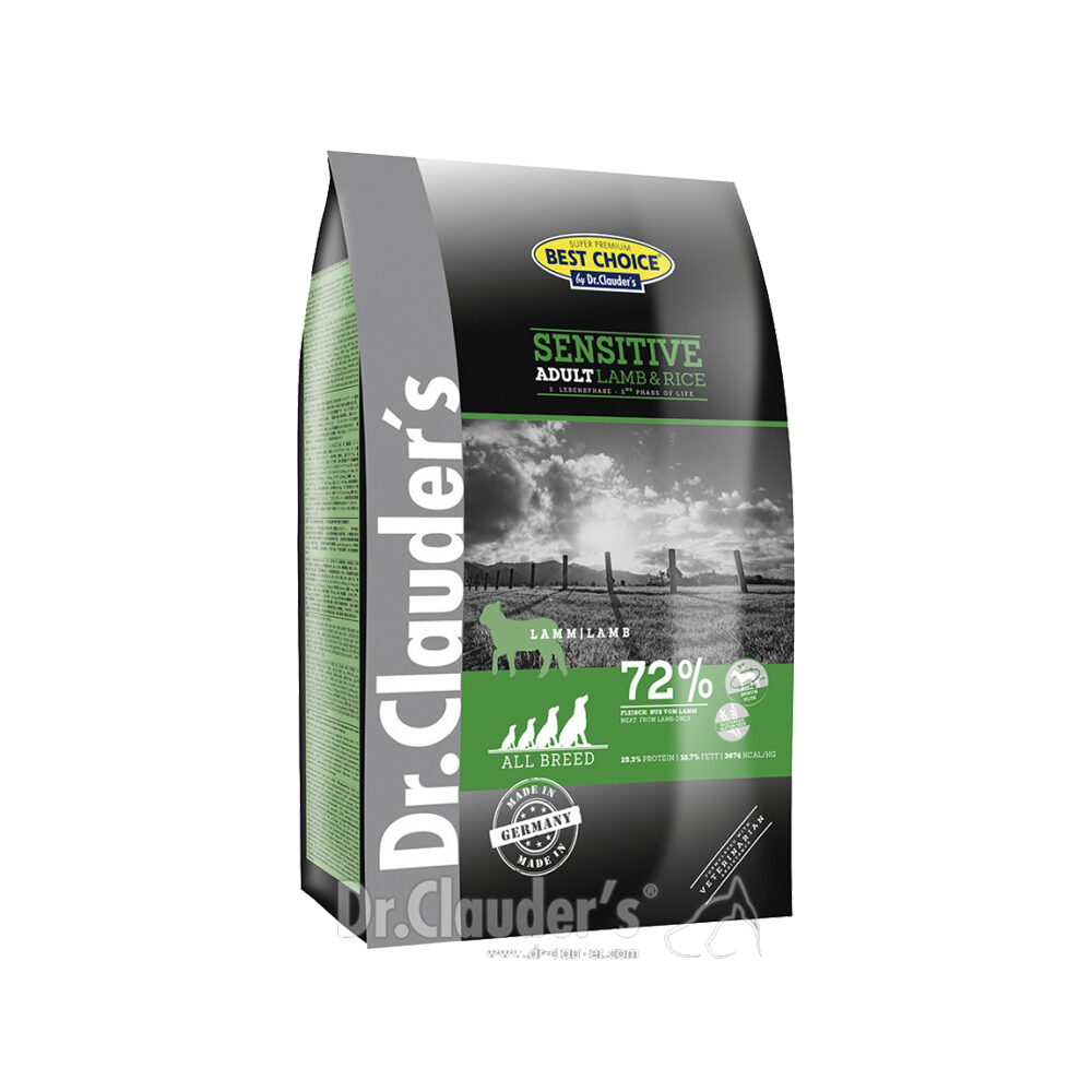Dr. Clauders Best Choice All Breed Adult - Lamb & Rice - 4 kg