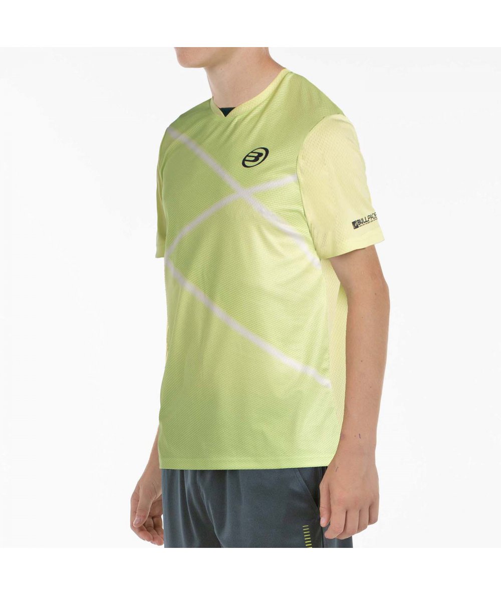 CAMISETA BULLPADEL LADRA J LIMON