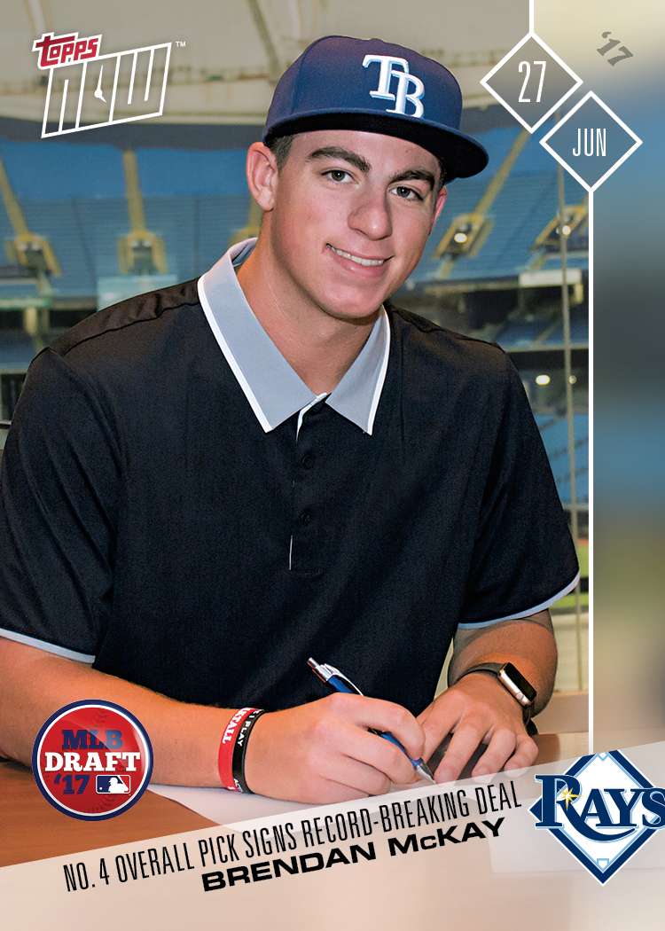 Brendan McKay - 06/27/2017 TOPPS NOW® Card 304 - Print Run: 1443