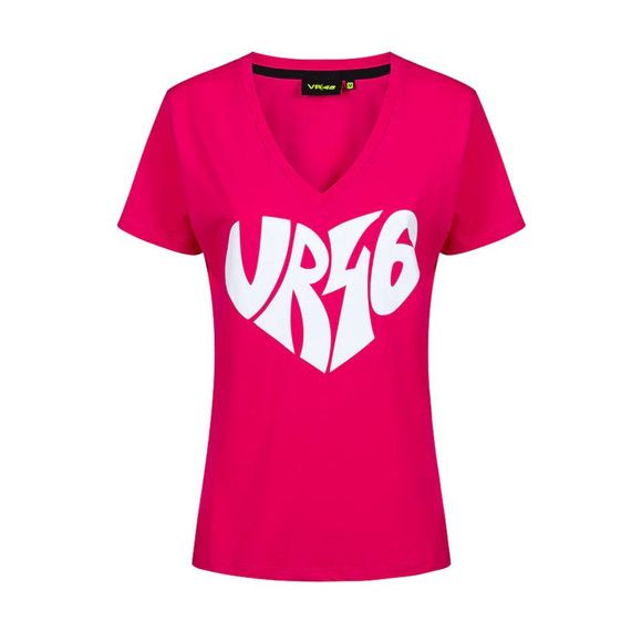 T-Shirt manches courtes VR 46 VR46 FEMME - RoseRef : VR0776