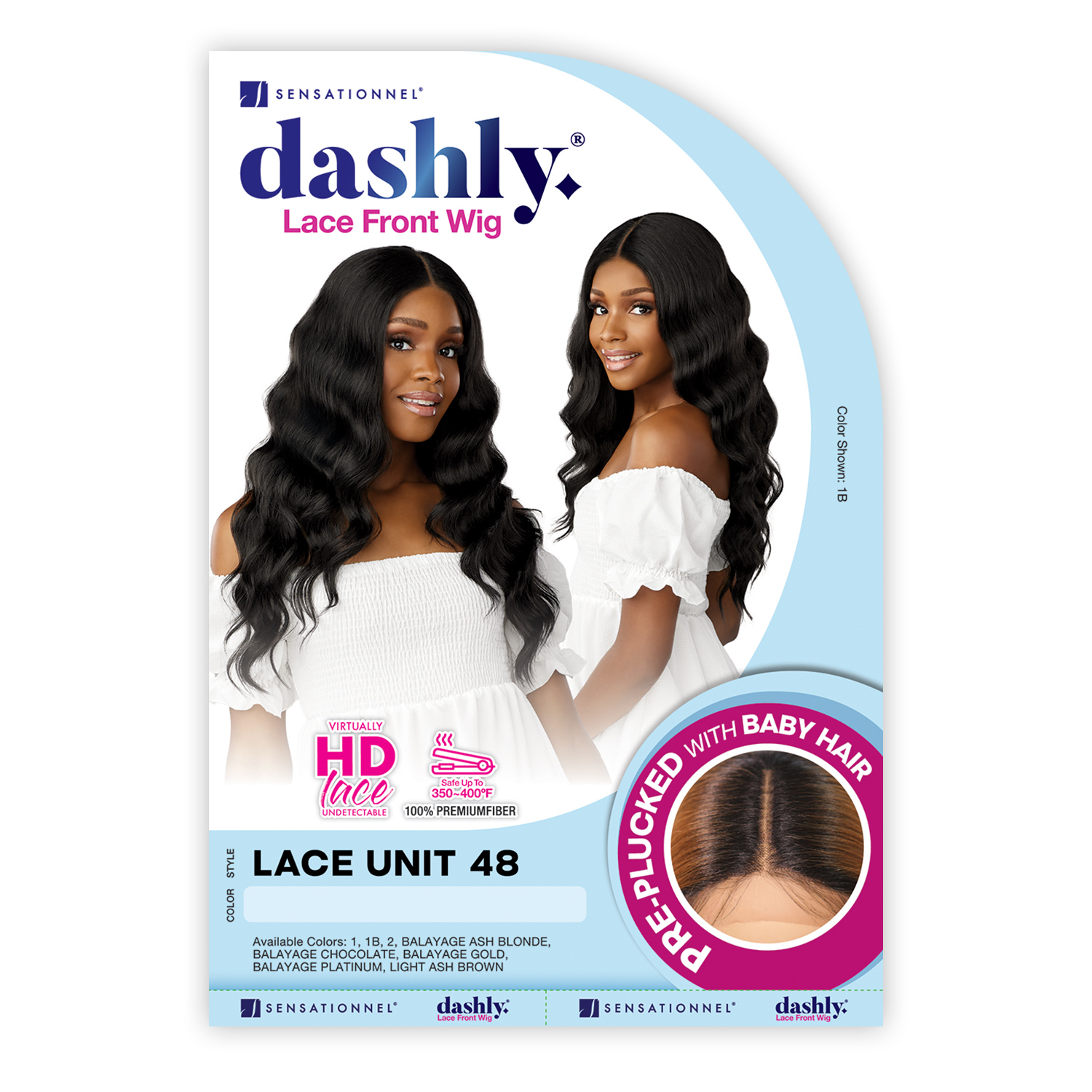 Sensationnel Dashly HD Lace Front Wig Lace Unit 48