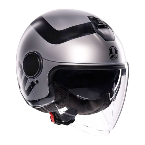 Casque jet AGV ETERES - RIMINI - Gris / NoirRef : AG1079