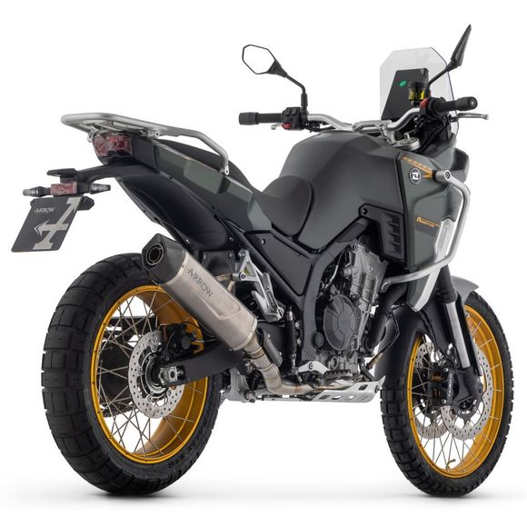 Silencieux Arrow INDY RACE EVO EMBOUT CARBONE - GrisKOVE 800 800 X PRO ADVENTURE - 2024Ref : AW0629