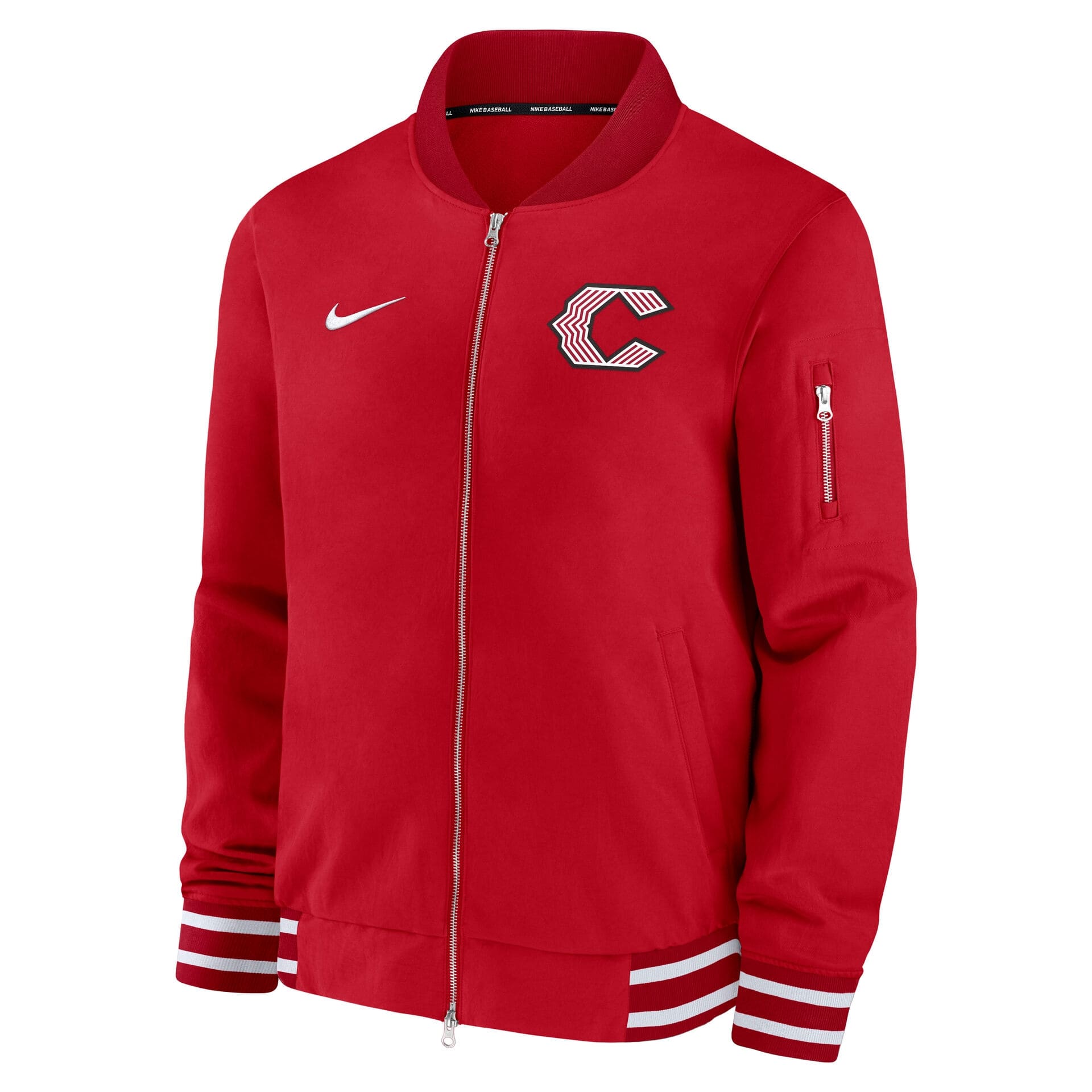 Cincinnati Reds City Connect 2026 MLB Authentic Dugout Bomber Jacket Red