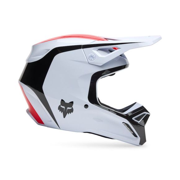 Casque cross Fox V1 FLOW 2025 - Blanc / RougeRef : FX5679