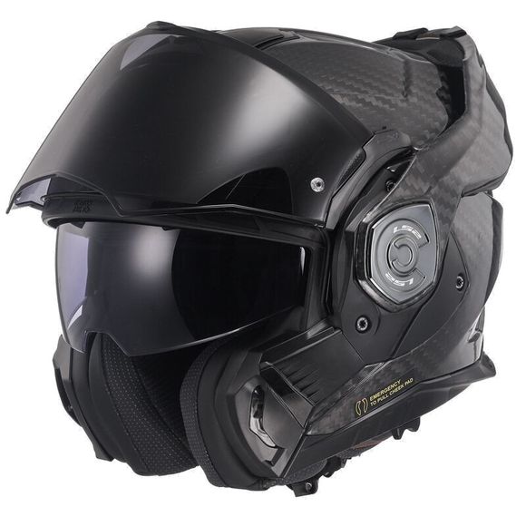 LS2 FF901 ADVANT X CARBON Modular Helmet - SOLID - BlackRef: LS0806-C757
