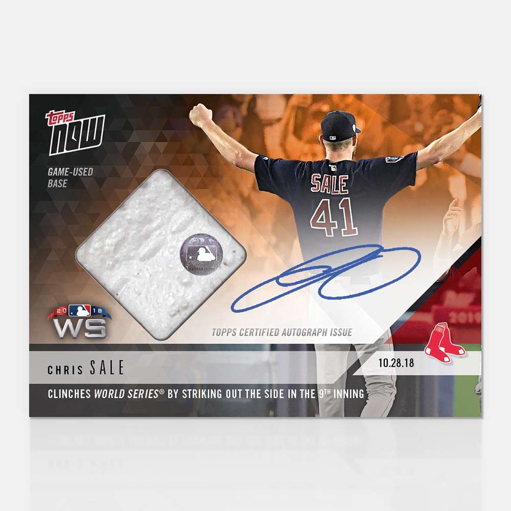 On-Card Autograph & Game Used Base # to 5 - Chris Sale - MLB TOPPS NOW®