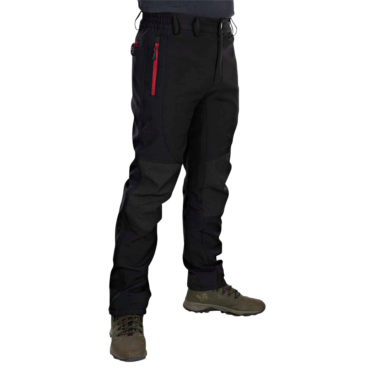 Fox Rage Pro Series Soft Shell Trousers Men (Grey\/Chili Red)