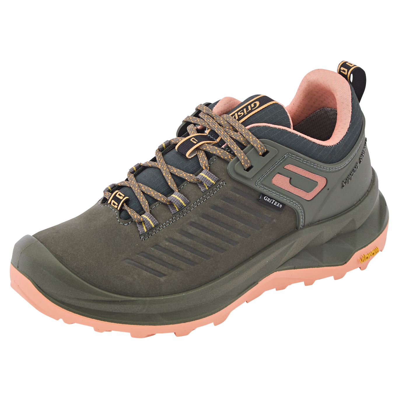 Grisport Barlet Low Shoes For Women (Olive\/Peach)
