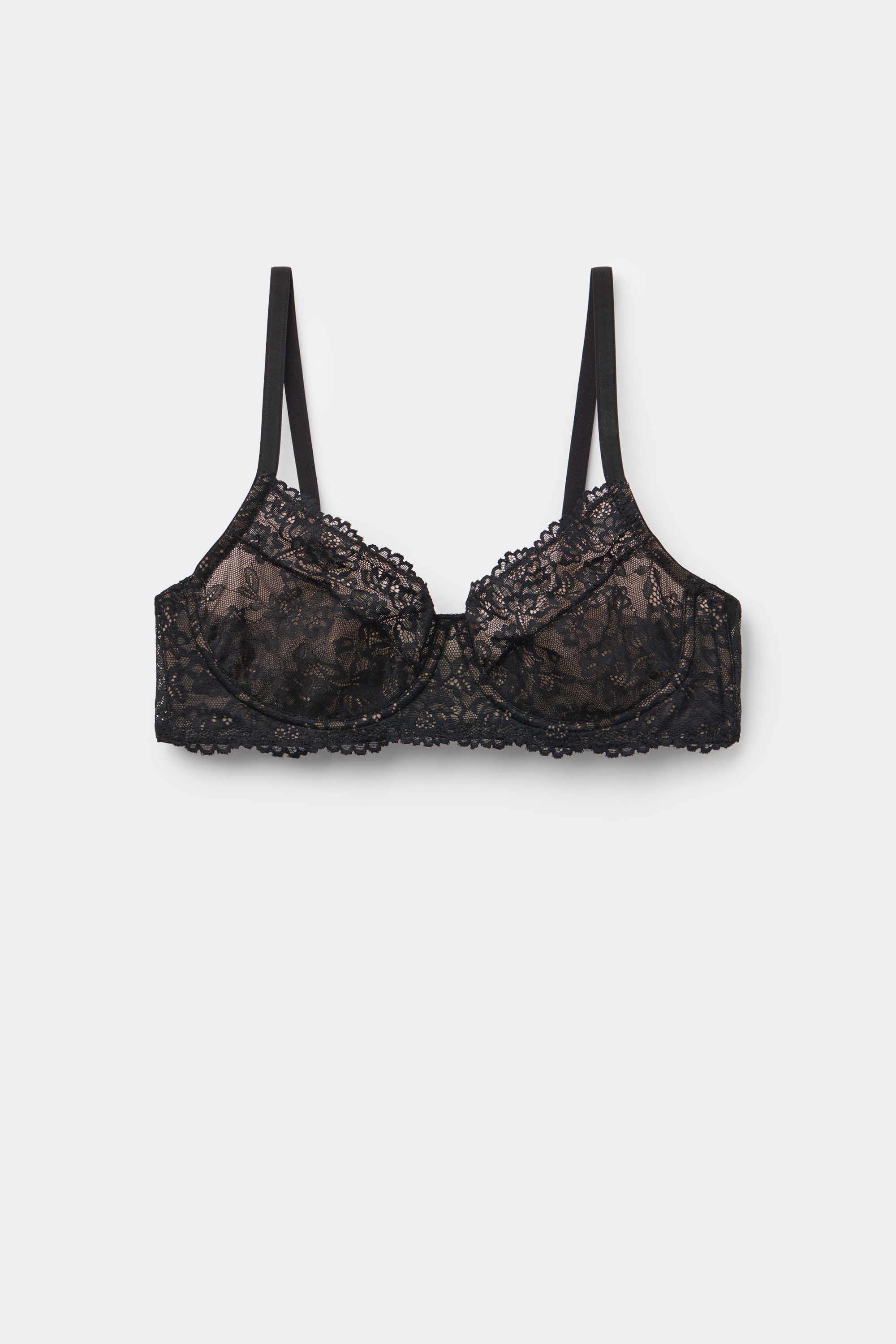 Paris Recycled Lace Unpadded Balconette Bra