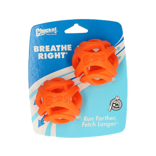 Chuckit! Breathe Right Fetch Ball - Small - 1.97 inch / ø 5cm - 2 Pack
