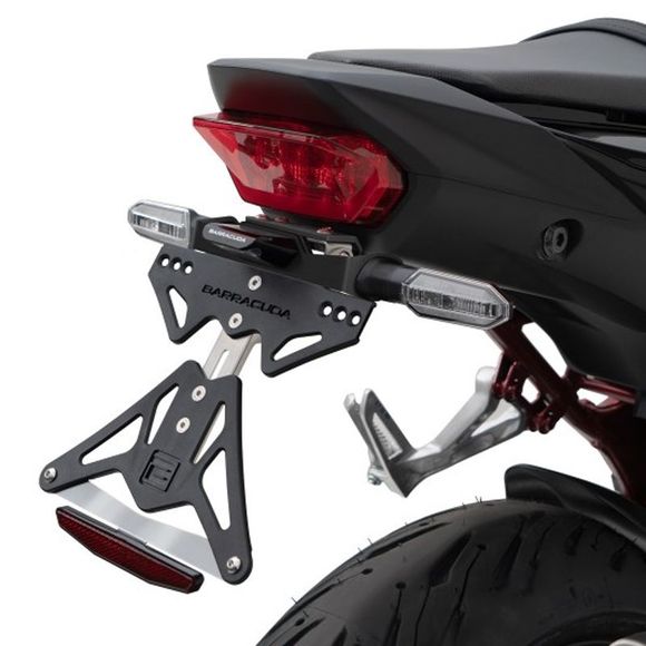 Barracuda Black License Plate Holder - BlackHONDA 750 CB 750 HORNET - 2023 - 2025Ref: bar0325 / hn7104-2-23