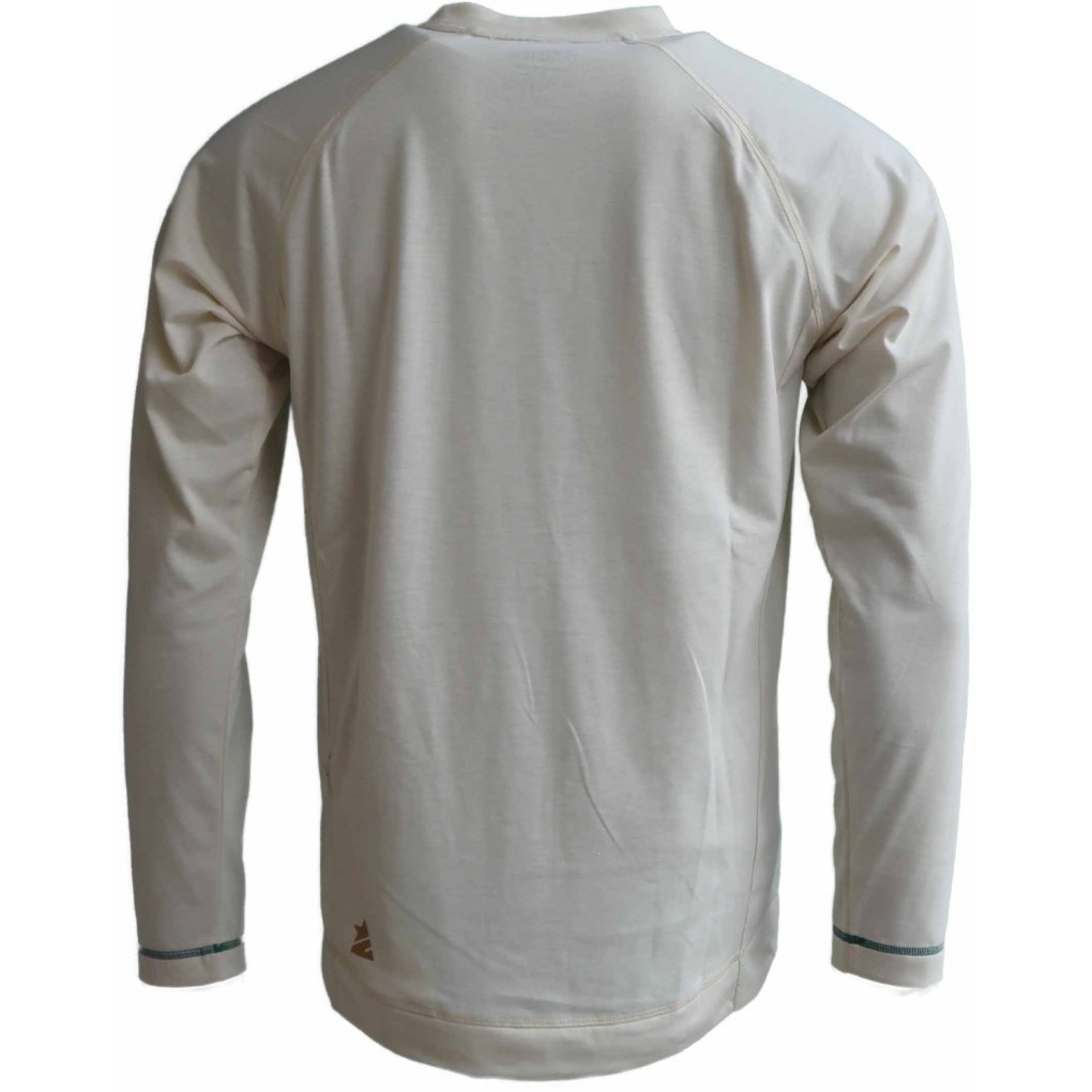 Zimtstern PureFlowz Eco Long Sleeve Shirt Men - Cream - M10371