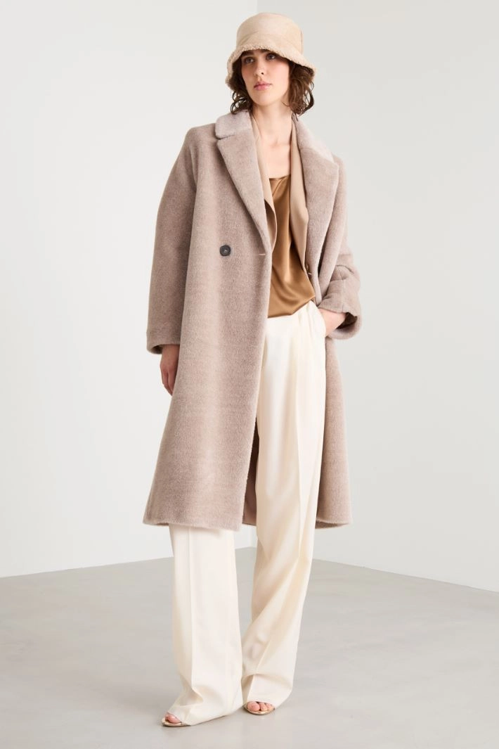 Bucket hat with rhinestones - BEIGE