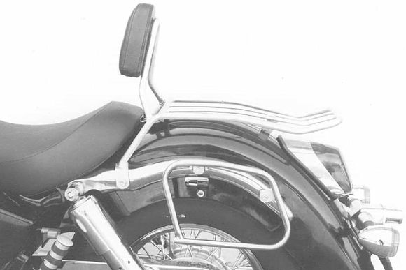 Porte Bagage Hepco & Becker Solorack avec dosseret - chromeRef : HBE05460A / 611111 00 02