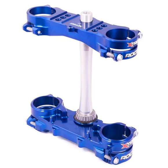Tés de fourche Xtrig supérieur / inférieur X-Trig ROCS BleuRef : 447067 / 1081073002