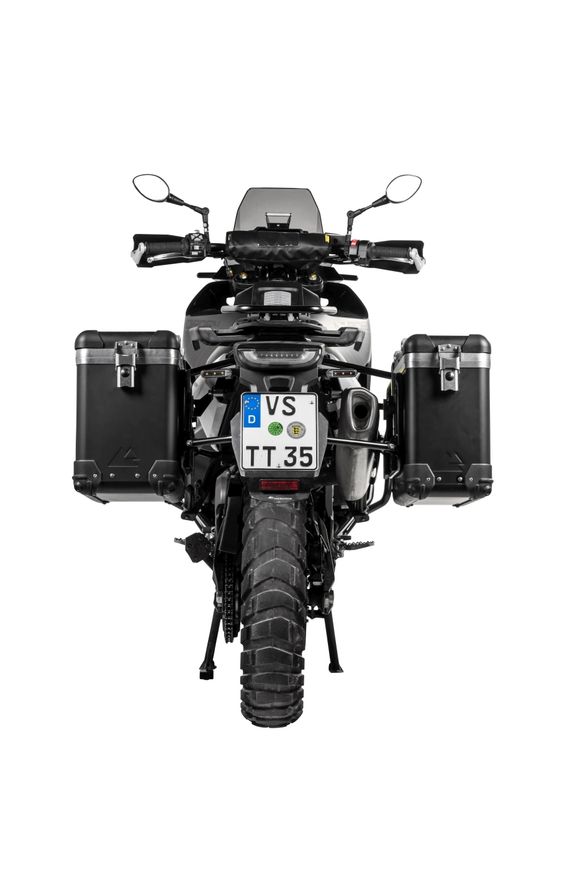 Touratech ZEGA Pro 31/38 suitcase - Black support included - Black anodizedRef: Trt01848A / 01-414-5782-0